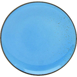 Набор десертных тарелок из керамогранита 21 см, 6 предметов Nature Collection Blue 22062 CreaTable