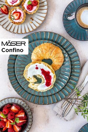Набор столовой посуды на 4 человека 12 предметов Confino Series MÄSER