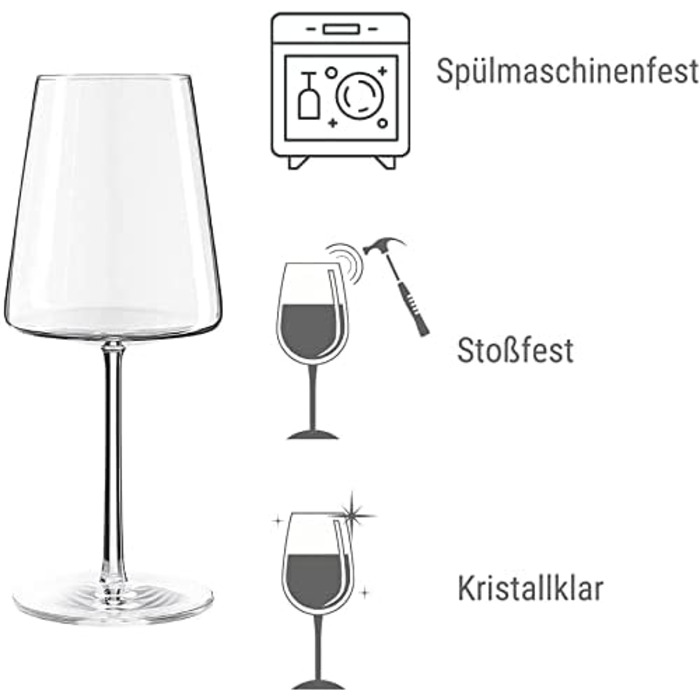 Набор бокалов для белого и красного вина 12 шт., Stölzle Lausitz