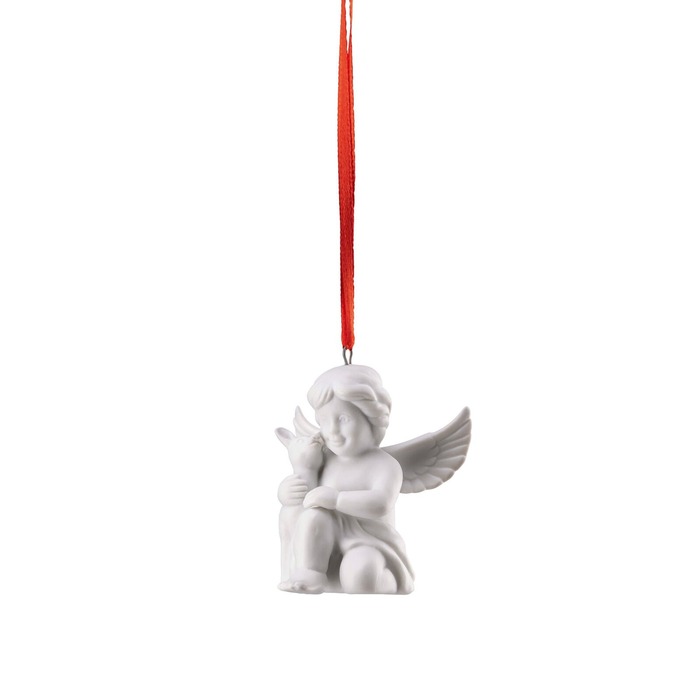 Елочное украшение "Ангел с олененком Бэмби" 5,5 см Angels Rosenthal