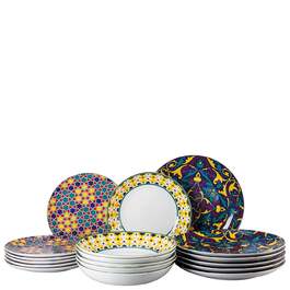 Набор столовой посуды на 6 персон, 18 предметов Colour Game Thomas
