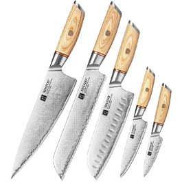 Набор кухонных ножей 5 предметов B37 XINZUO