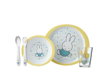 Набор детской посуды, 5 предметов Miffy Confetti Mepal