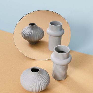 Ваза 8 см Lava Plissee Miniature Vases Rosenthal