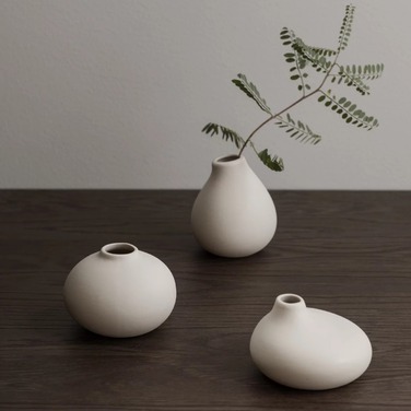 Набор из 3 декоративных ваз Vanilla Nona Blomus