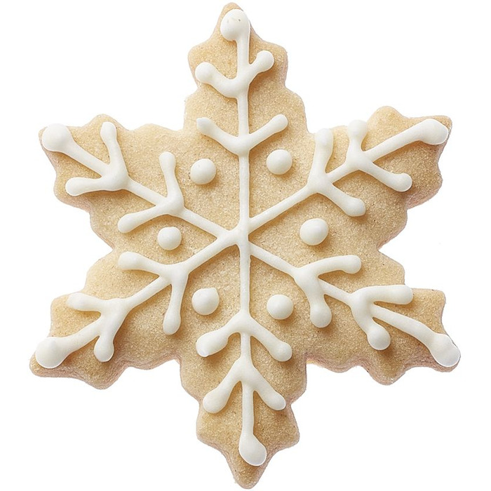 Форма для печенья в виде снежинки, 6 см, RBV Birkmann