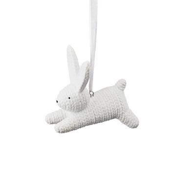 Подвеска "Кролик" белая маленькая 7,5x4x6,5 см Rabbits Rosenthal