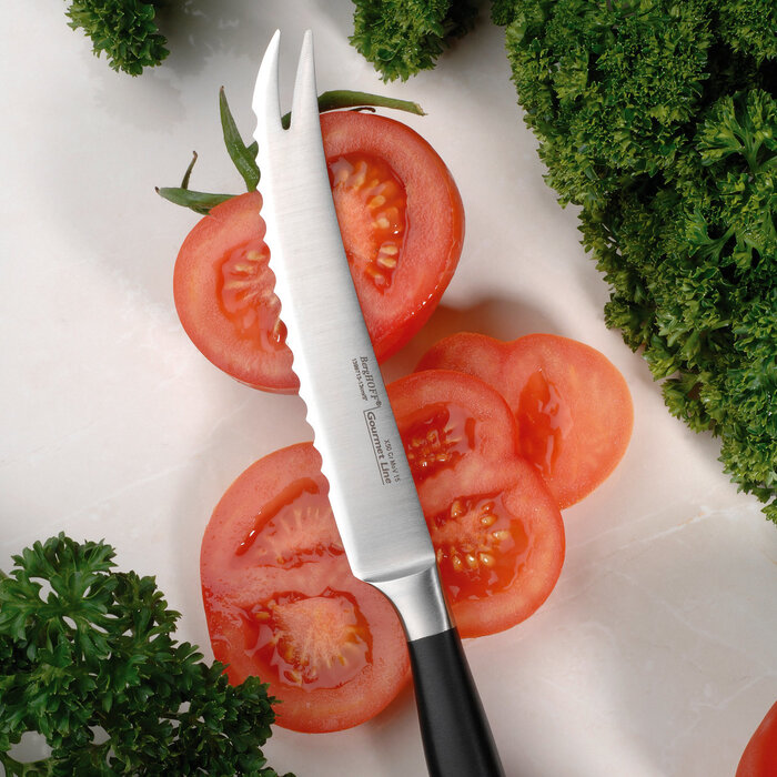 Нож для томатов 13 см металлик/черный Gourmet Berghoff