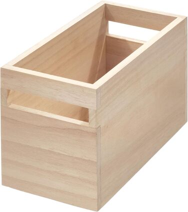 Ящик для хранения 25,4x12,7x15,7 см, деревянный iDesign