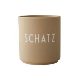 Кружка "Schatz" 0,25 л бежевая Favourite Design Letters