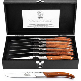 Набор ножей для стейка Laguiole Style de Vie Luxury Line, 6 предметов, палисандровое дерево