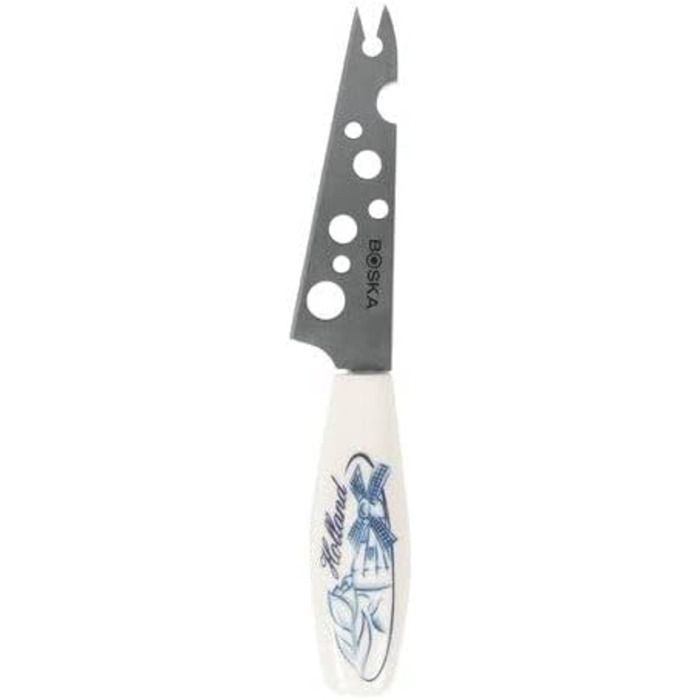 Нож для полумягких сыров 15 см Delft Blue BOSKA