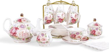 Чайный сервиз на 6 человек 21 предмет Elegant rose Fanquare