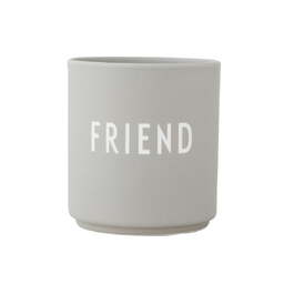 Кружка "Friend" 0,25 л серая Favourite Cups Design Letters