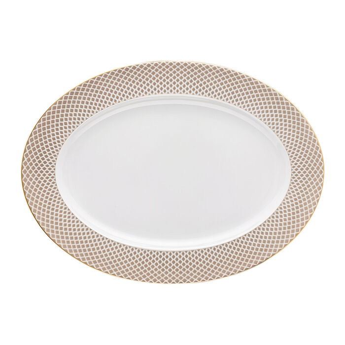 Rosenthal Тарелка овальная 40 см Francis Carreau Beige Rosenthal