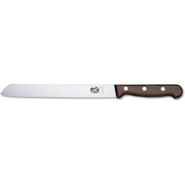 Хороший хлебнй нож Victorinox 12158. Кухоннй нож из розового дерева 21 см, коричневй, 21