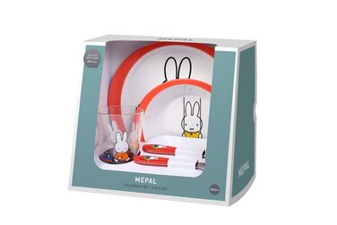 Набор детской посуды, 5 предметов Miffy plays Mepal