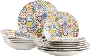 Набор столовой посуды на 4 человека 12 предметов Amarante Series MÄSER