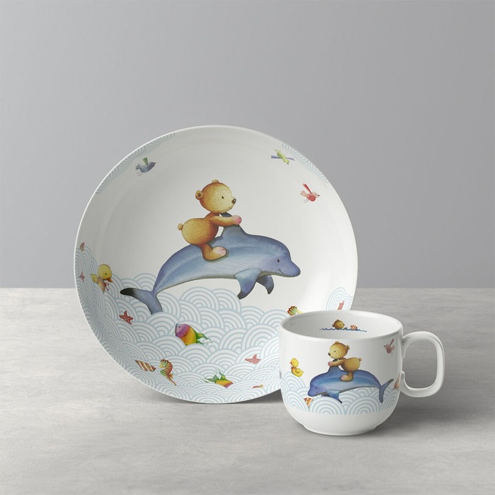 Villeroy & Boch Набор детской посуды 2 предмета Happy as a Bear Villeroy & Boch maxi раскраска для девочек