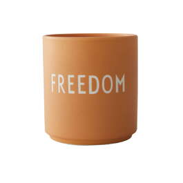 Кружка "Freedom" 0,25 л оранжевая Favourite Design Letters