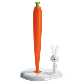 Держатель для бумажных полотенец 20,2х29,4х16 см зеленый/оранжевый Bunny&Carrot Alessi