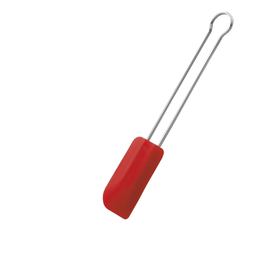Лопатка-скребок силиконовая, красный 20 см Rosle
