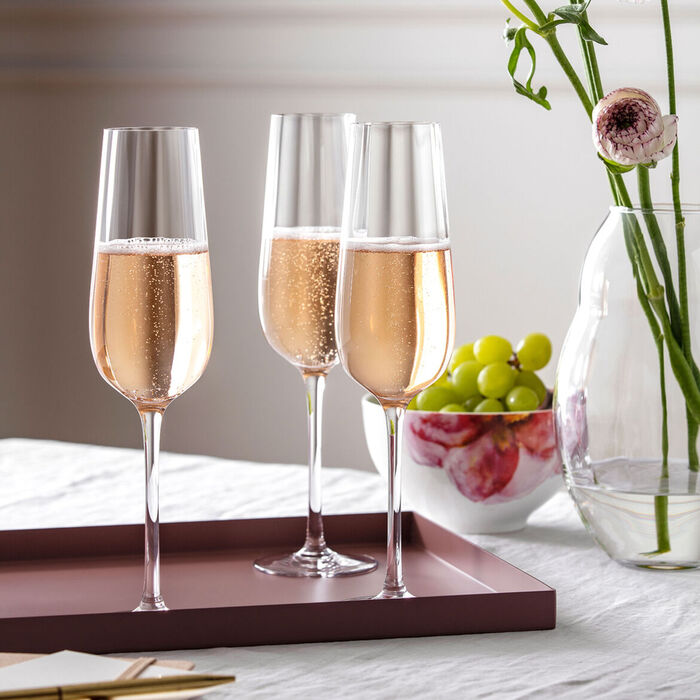 Бокал для шампанского 250 мм, 4 предмета Rose Garden Villeroy & Boch