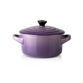 Мини-кокотница с крышкой 10 см, фиолетовая Ultra Violet Le Creuset