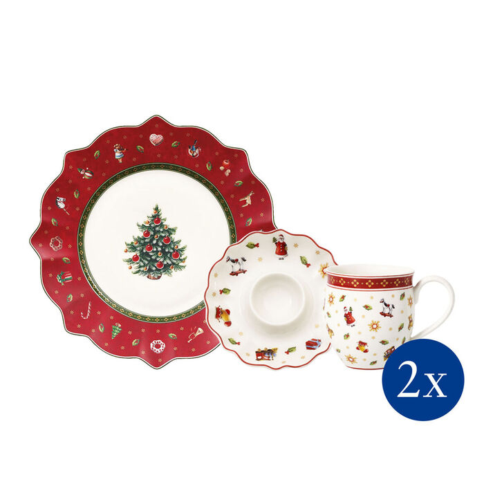 Villeroy & Boch Набор для завтрака на 2 персоны/6 предметов Red Toys Delight Villeroy & Boch