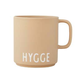 Кружка с ручкой "Hygge" 0,25 л бежевая Favourite Design Letters