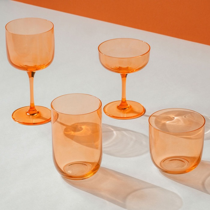 Набор из 2 бокалов для шампанского/десерта 0,1 л Apricot Like Glass Villeroy & Boch