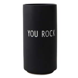 Ваза "You Rock" 11 см Black Favourite Design Letters