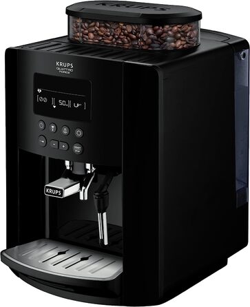 Кофемашина на 2 чашки 1450 Вт, с кофемолкой, черная EA8170 Krups
