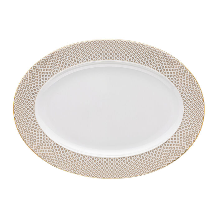 Rosenthal Тарелка овальная 34 см Francis Carreau Beige Rosenthal