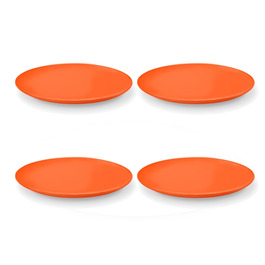 Набор тарелок 25 см, 4 предмета, оранжевый Happymix Friesland