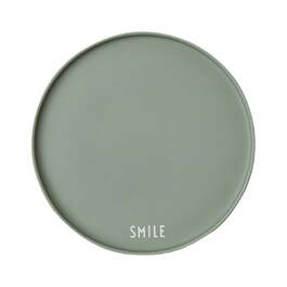 Тарелка "Smile" 21 см Green Favourite Design Letters