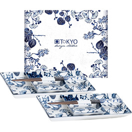 Набор столовой посуды для суши на 2 человека 6 предметов Flora Japonica TOKYO Design studio