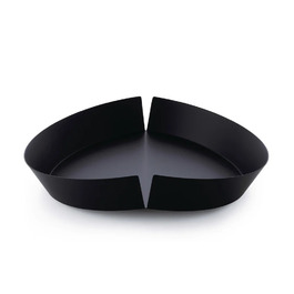 Фруктовница 30х7х31,5 см черная Broken bowl Alessi