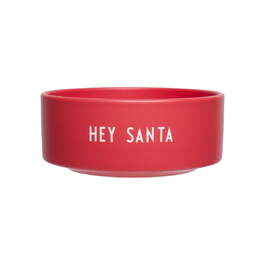Пиала для закусок "Hey Santa" 12 см красная Favourite Design Letters