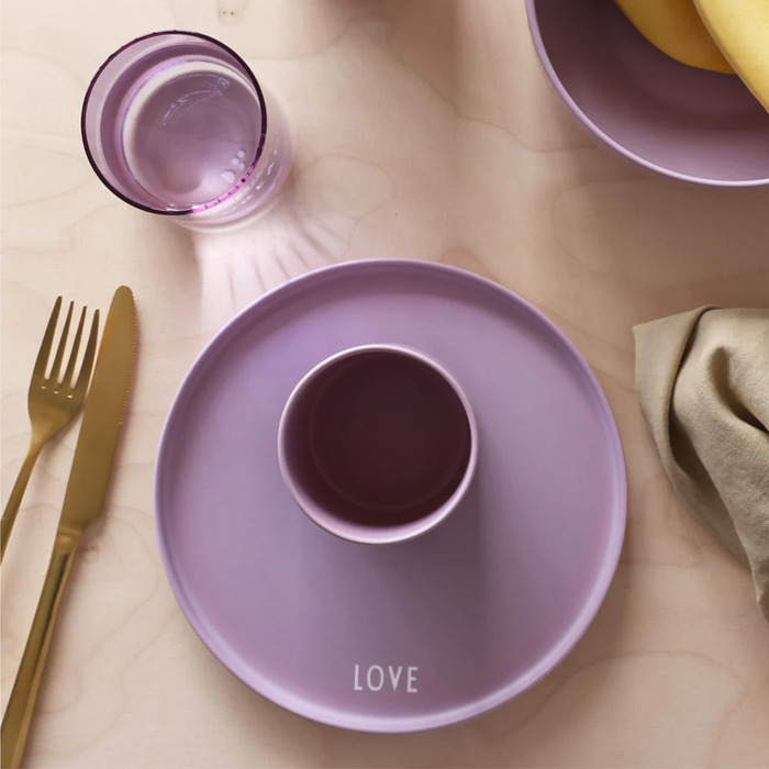 Тарелка "Love" 21 см Lavender Favourite Design Letters