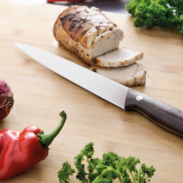 Нож для мяса 20 см металлик/дерево Essentials Berghoff