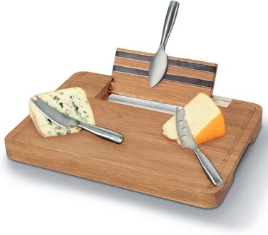 Набор из 3 ножей и доски для сыра Party Cheese BOSKA