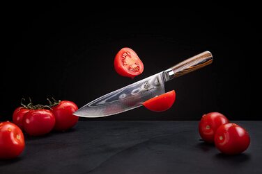 Поварской нож Wolfblood XL из 67 слоев дамасской стали, 32 см