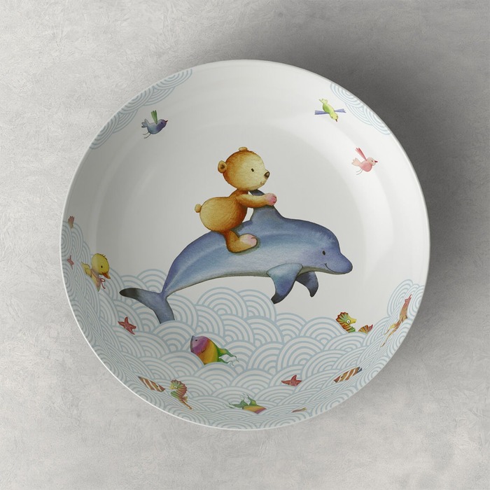 Villeroy & Boch Тарелка детская для супа 18,7 см Happy as a Bear Villeroy & Boch maxi раскраска для девочек