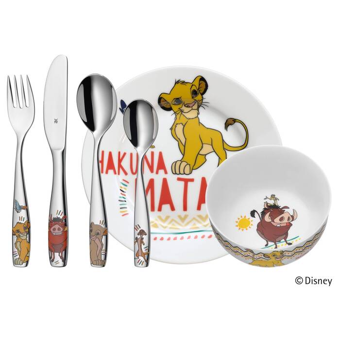 Набор детской посуды 6 предметов Lion King WMF