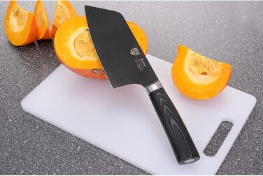 Нож-топорик из карбоновой стали 15 см, рукоять из микарты KURO GRÄWE