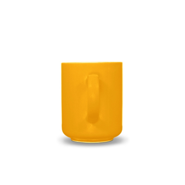 Набор кружек 0,4 л, 4 предмета, желтый Happymix Friesland