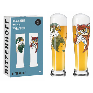 Набор бокалов для пшеничного пива 0,640 л, 2 предмета "Andreas Preis" Brauchzeit Ritzenhoff