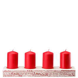 Подсвечник Адвент с 4 свечами 32,5 x 8 см Merry Christmas Hutschenreuther