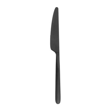 Нож столовый 22 см Black Stella Blomus